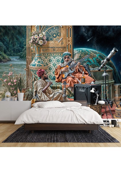 Antik Çağ Insanları Müzik Yapıyor Poster Duvar Kağıdı