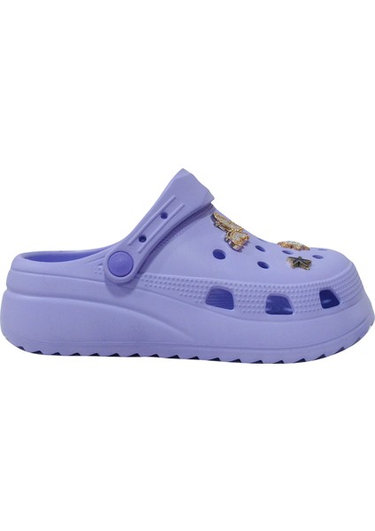 Gausstep Lila Crosser Tokalı Yüksek Taban Comfort Anatomik Terlik