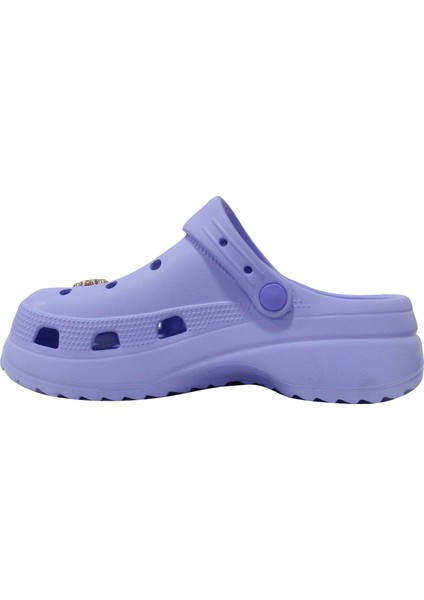 Gausstep Lila Crosser Tokalı Yüksek Taban Comfort Anatomik Terlik
