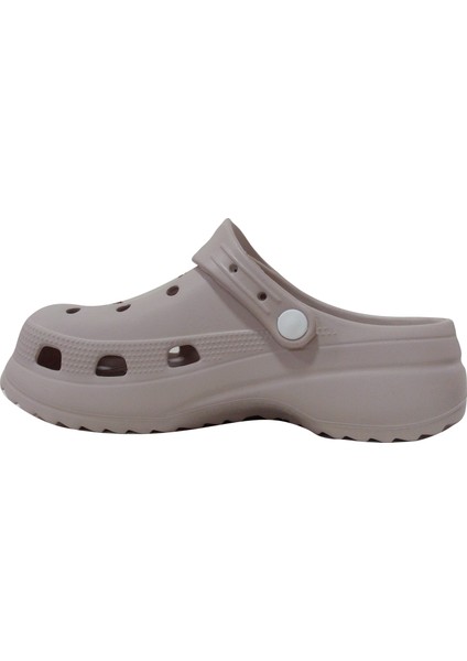 Gausstep Taş Gri Crosser Tokalı Yüksek Taban Comfort Anatomik Terlik
