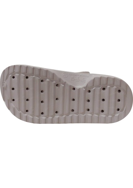 Gausstep Taş Gri Crosser Tokalı Yüksek Taban Comfort Anatomik Terlik