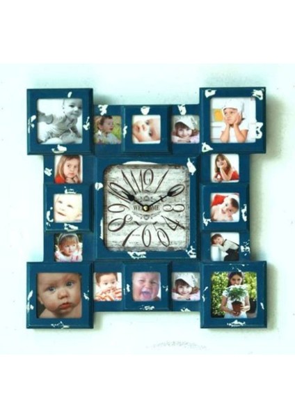 Mutfak Saatleri Serisi-Mb Fotoğraf Çerçeveli Temalı Duvar Saati