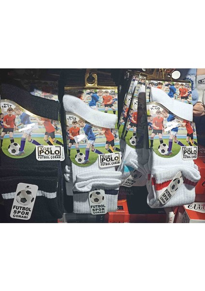 Çocuk Futbol Çorap 6 Adet
