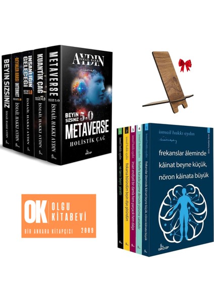 Beyin Sizsiniz Seti 5 Kitap - Bilim Felsefesi Seti 5 Kitap (Kitap Tutucu Hediyemiz) - Ismail Hakkı Aydın