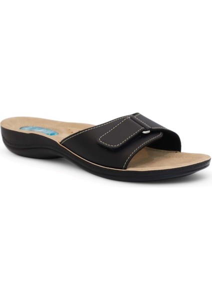 2024-9808-15 Tam Anatomik Tabanlı Kadın Günlük Terlik - NKT02024-SIYAH-37 fiyatları