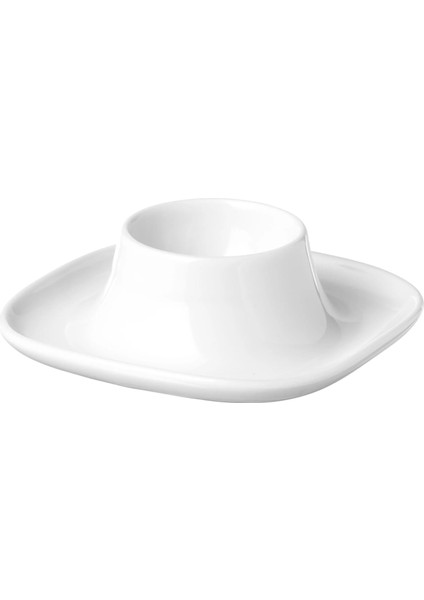 Yumurtalık 10X10X3 cm Ikea Beyaz Renk Porselen Yumurtalık Kahvaltılık