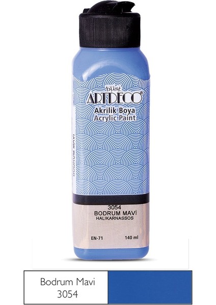 Akrilik Boya 140 ml Bodrum Mavi 2 Adet