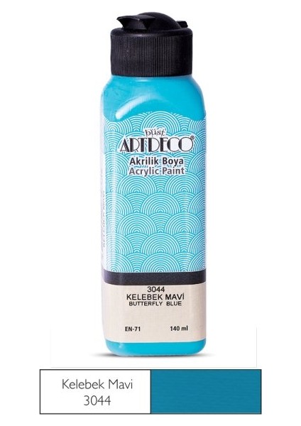 Akrilik Boya 140 ml Kelebek Mavi 2 Adet