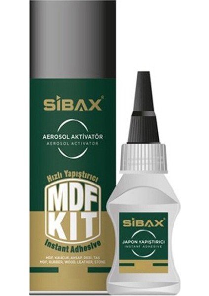 Hızlı Yapıştırıcı Aktivatörlü Mdf Kit 400 ml -200 ml