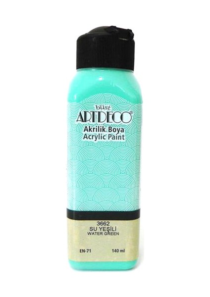 Akrilik Boya 140 ml Su Yeşili 2 Adet