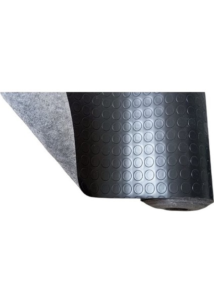 1x 5 Metresiyah Keçeli Paralı Muşamba Zemin Oto Taban Döşemesi Para Desenli Muşamba Kalın