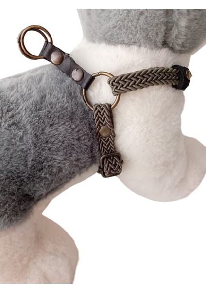 köpek göğüs tasması minik ırk örgülü kolon yeşil göğüs ölçüsü:30-60cm ayarlamalı dog harness GT4-25