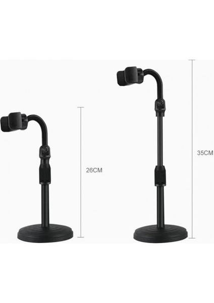 Teleskobik Masaüstü Telefon Tutucu 360 Derece Hareketli fiyatları