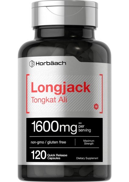 Longjack Tongkat Alı 1600MG | 120 Kapsül