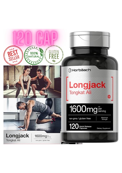 Longjack Tongkat Alı 1600MG | 120 Kapsül fiyatları