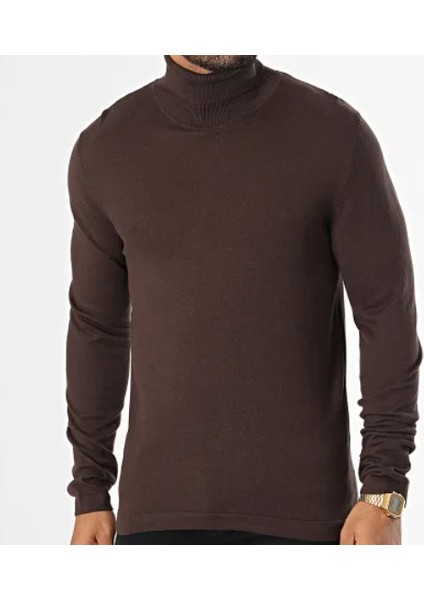 Pull Col Roulé Rogan Knit 12196902 Marron