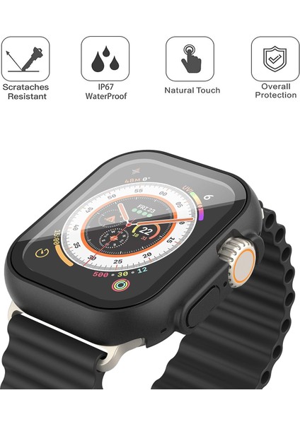 Apple Watch Ultra 49MM Sert Pc Kasa ve Ekran Koruyucu Dokunmatik Hassasiyeti Yüksek GARD20 fiyatları
