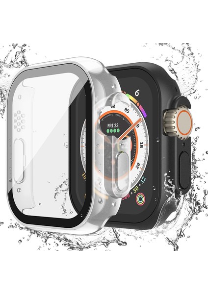 Apple Watch Ultra 49MM Sert Pc Kasa ve Ekran Koruyucu Dokunmatik Hassasiyeti Yüksek GARD20