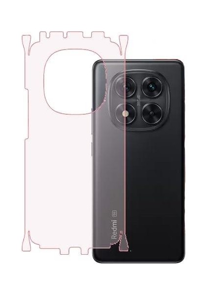 Redmi Note 14 Pro Plus ile Uyumlu Mat Tpu Arka Kaplama 360