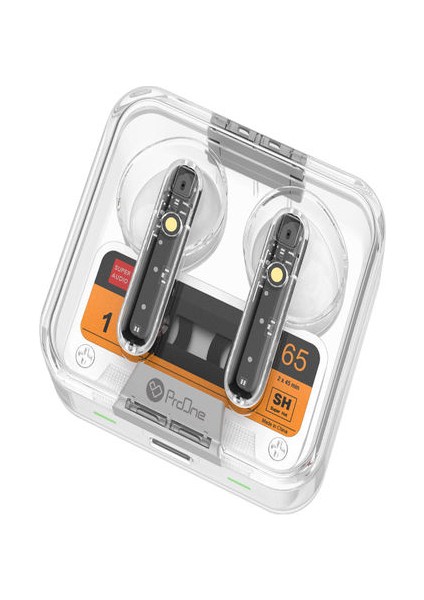 FB015 Transparan Enc Ipx4 Su Geçirmez Bt 5.4 Wireless Earbuds - Kulakiçi Bluetooth Kulaklık