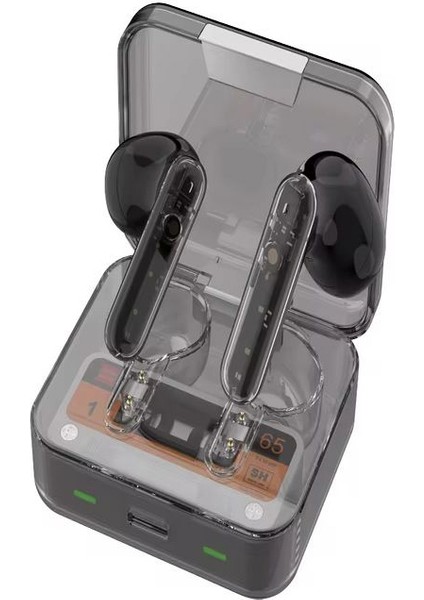FB015 Transparan Enc Ipx4 Su Geçirmez Bt 5.4 Wireless Earbuds - Kulakiçi Bluetooth Kulaklık