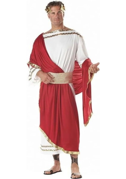 KADIKÖY KOSTÜM Erkek Yetişkin Sezar Romalı Sezar Kostüm
