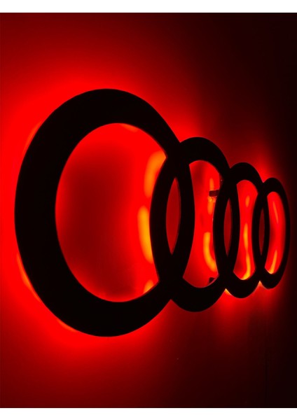 Dgrk Logo LED Işıklı ve Işıksız Tablo Duvar Dekoru Tablosu Siyah Ahşap Lazer Mdf modelleri