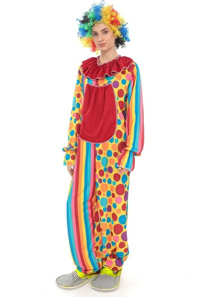 KADIKÖY KOSTÜM Yetişkin Palyaço Tulum Kostümü fiyatları