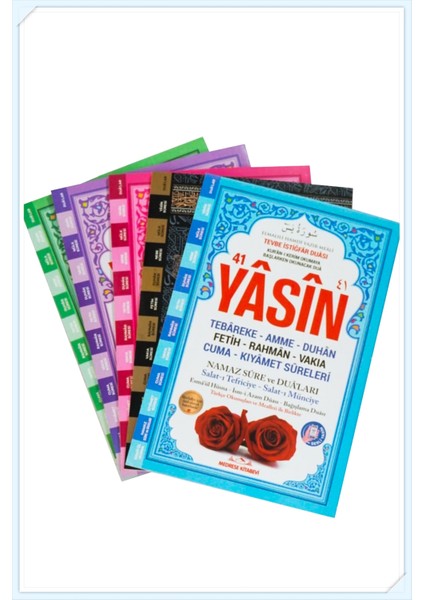 Yasin Kitabı Cüzü Orta Boy Set 80 Sayfa Telefonda Sesli Dinleme Doğum Cenaze Mevlüt Hediyeliği