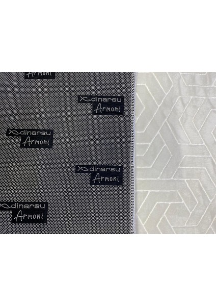 Armoni Desen Beyaz Renk Kesme Kaymaz Taban Halı Yolluk modelleri