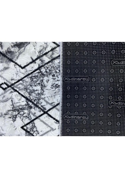 Marsel Desen Gri Renk Kesme Kaymaz Taban Halı Yolluk modelleri