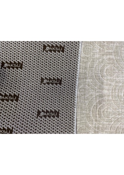 Sarmal Desen Krem Renk Kesme Kaymaz Taban Halı Yolluk modelleri