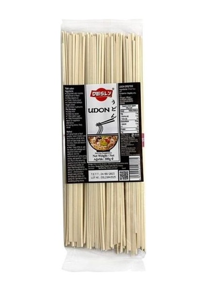 Udon Eriştesi 300G Udon Noodle Son Tüketim Tarihi (Expiry Date) : 05/05/2025