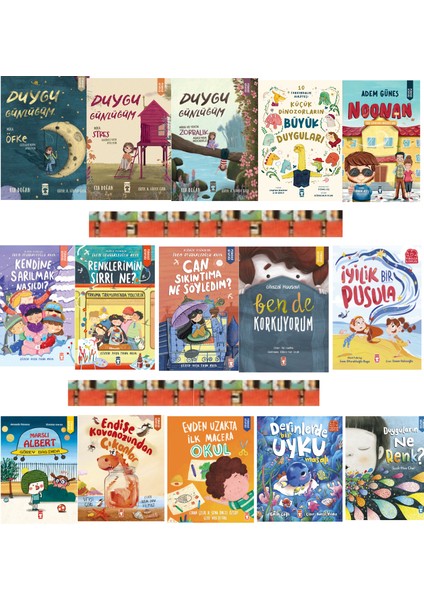 Duygu Günlüğüm / Zorbalık / Stre / Öfke / İyilik Bir Pusula (15 Kitap)