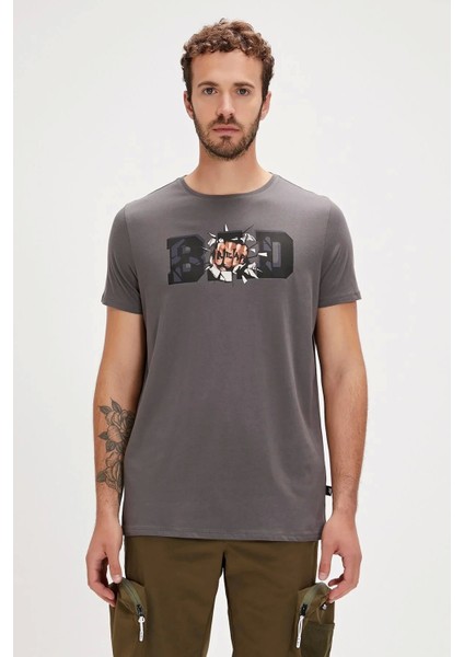 Badbear Bang Erkek Tshirt - Antrasit