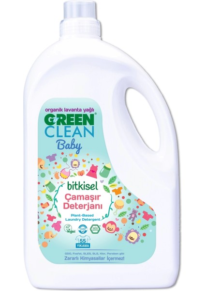 2750ML Green Clean Bitkisel Çamaşır Deterjanı