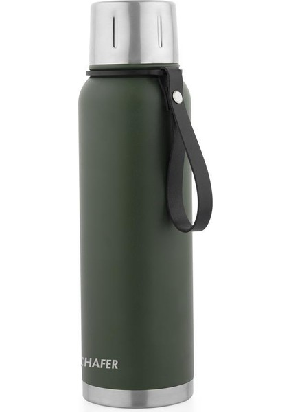 Çelik Termos 1000 ml Yeşil Renk