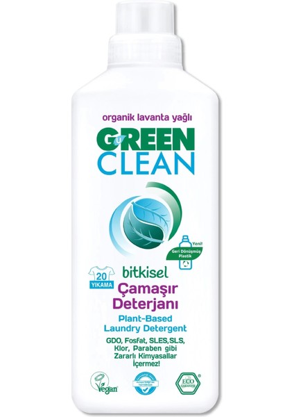Bitkisel Çamaşır Deterjanı 1000 ml (20 Yıkama)