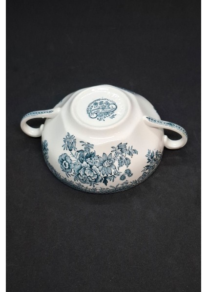 Wedgwood Asya Sülünleri Nurantik Antika Porselen Çorba Kasesi Konsome modelleri