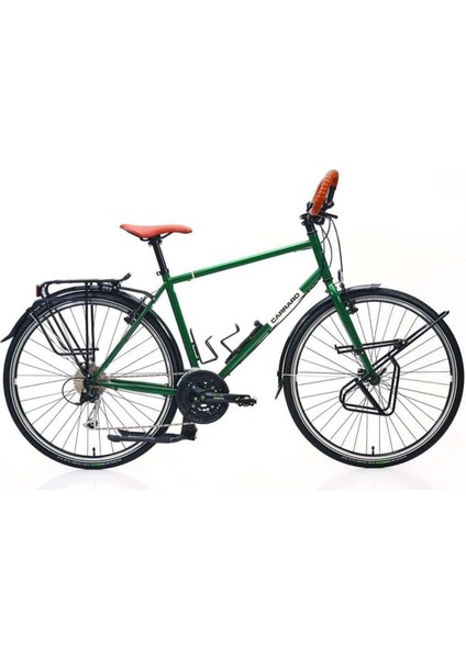 Cr-T Trıp Erkek Şehir Bisikleti 470H V 28 Jant 18 Vites Koyu Yeşil Beyaz