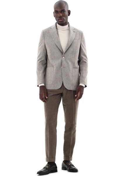 Erkek Kırlangıç Yaka Kruvaze CEKET-KAX5174W