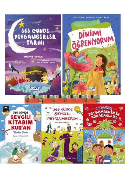 365 Günde Peygamberimin / Dinimi Öğreniyorum / Sevgili Kitabım Kuran / Peygamberler Tarihi (5 Kitap)