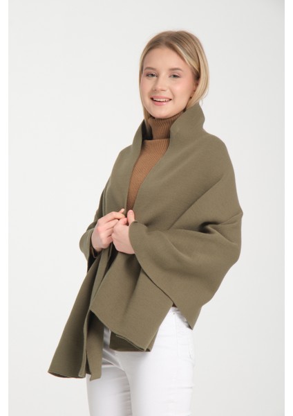 Düz Triko Örgü Omuz Şalı, Kadın Şık Rahat Kışlık Omuz Şalı, Omuz Aksesuarı, Puffy Atkı Omuz Şalı fırsatları