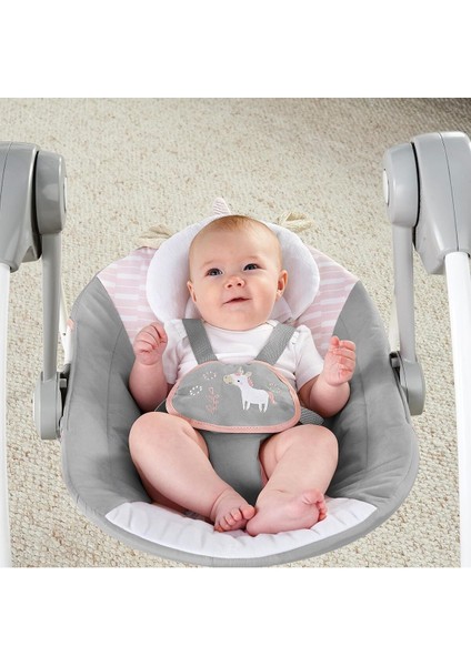 Comfort 2 Go Bebek Salıncağı, Kompakt Taşınabilir 6 Vitesli Müzikli Minderli Kolay Katlanır indirimleri