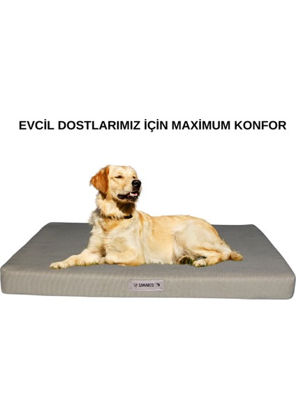 Kahve Kedi-Köpek-Yatak-Minder-Mat-Xxl