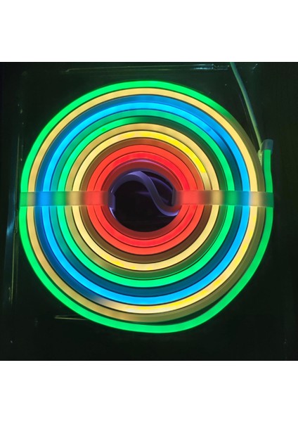 10 Metre 24 Volt 6 x 12 mm 120 Ledli Animasyonlu Pixel Magic Neon LED 10 IP65 Dış Mekan