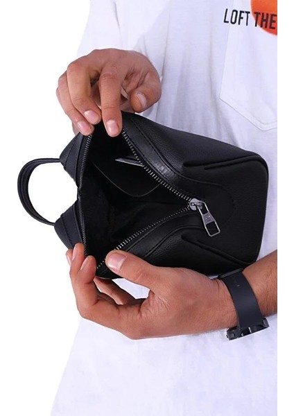 Erkek El Portföy Çantası Clutch Siyah 01PC002001-F-S fırsatları