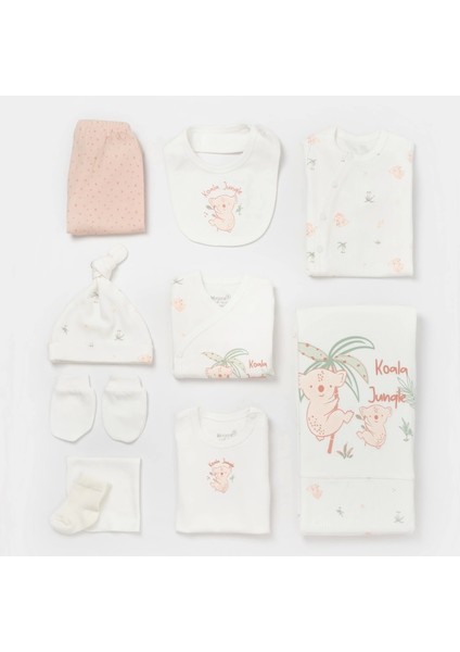 Biorganic Koala Jungle 10'lu Hastane Çıkış Seti 63226 Pembe