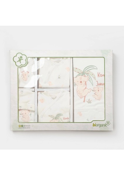 Biorganic Koala Jungle 10'lu Hastane Çıkış Seti 63226 Pembe