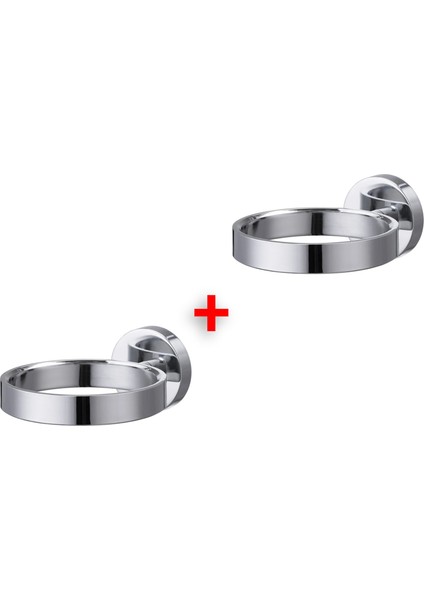 2 Adet Fön Makinesi Askısı Banyo Askısı Çap 9 cm Ikea 2'li Set Saç Kurutma Tutucu Asma Aparatı Metal